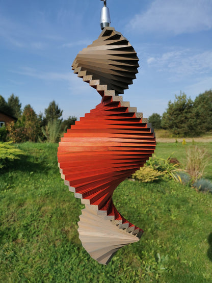 Wind spinner, High quality Wood WindSpinner, Decor for Garden, Deck decoration or Hanging decor for Balcony, Outdoor decor, Windchimes art